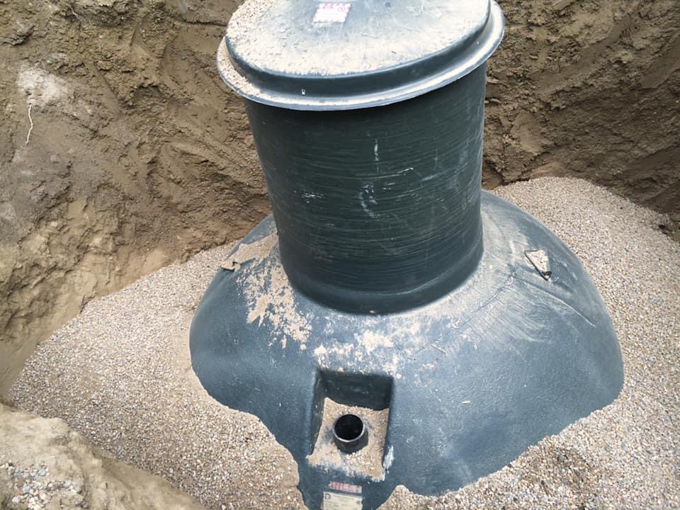 ball septic tank in the ground