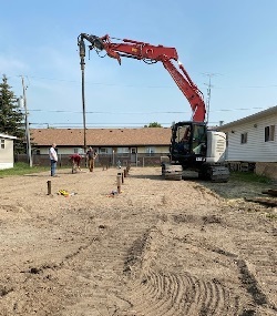 Linkbelt Installing Screwpiles